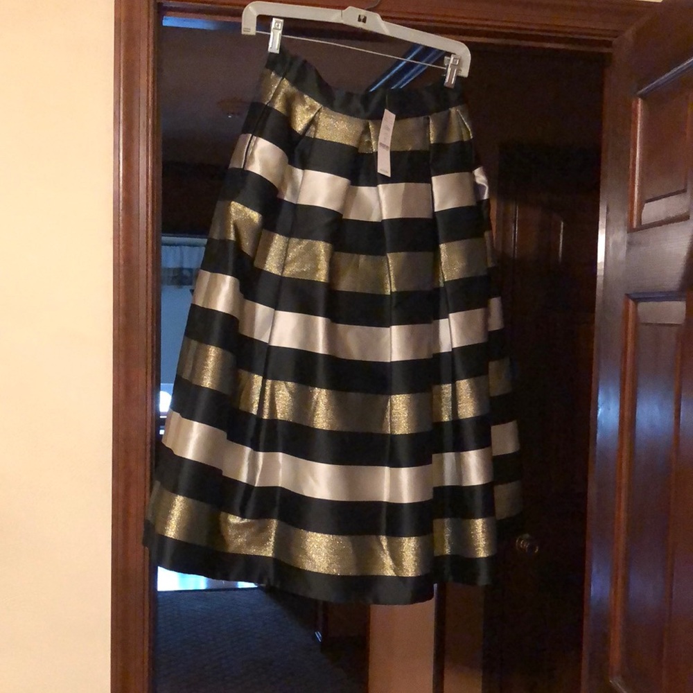 White House Black Market Midi Party Skirt